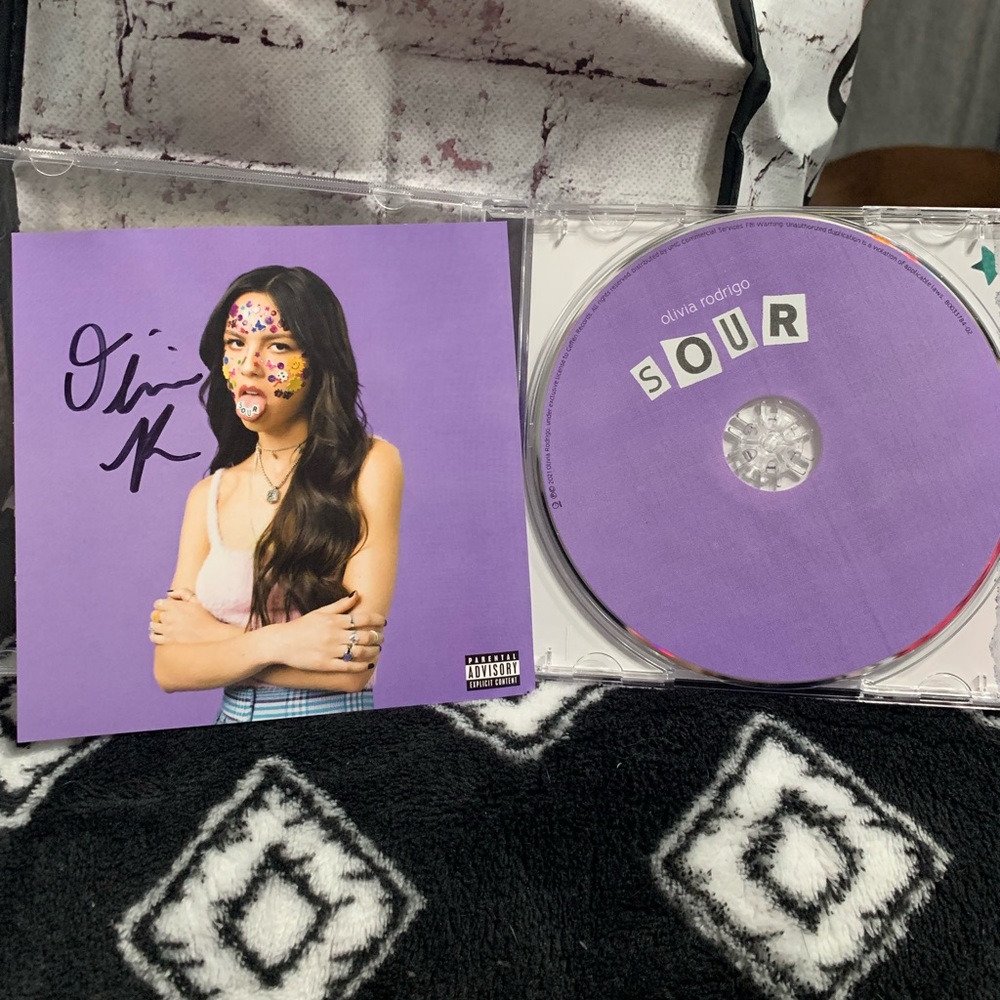 Signed Olivia Rodrigo Sour CD